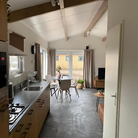 5 Persoons Met Airco En Tuin Met Privacy Chalet
